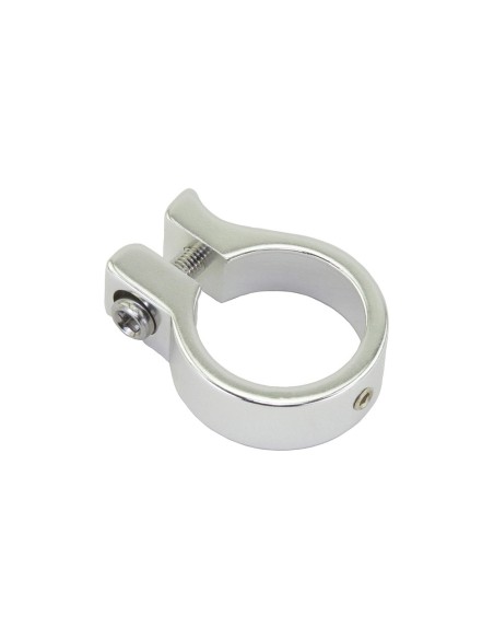 Alloy Seatpost Clamp Outer Diameter 28.6mm 324 Chrome.